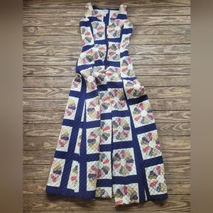 Vintage Quilt Vest Dress